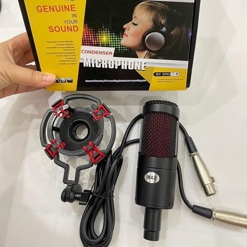 Míc thu âm hát Livestream M148 Chuyên Nghiệp Hỗ Trợ Nguồn 48v và Dây Micro 2 Tần Số Cao Thấp Bảo Hành 06 Tháng
