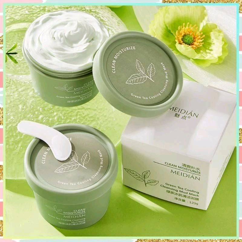 MASKER LUMPUR GREEN TEA / MUD MASK GREENTEA 1