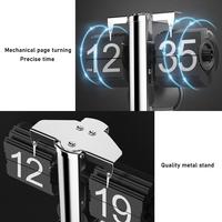 Gambar FLIP Digital Desk Clock Vintage Small Balance Automatic Turning Retro - Jam Meja Otomatis Dekorasi Metal Quartz - Black dari Tanaga Online Shop Kota Administrasi Jakarta Barat 2 Tokopedia
