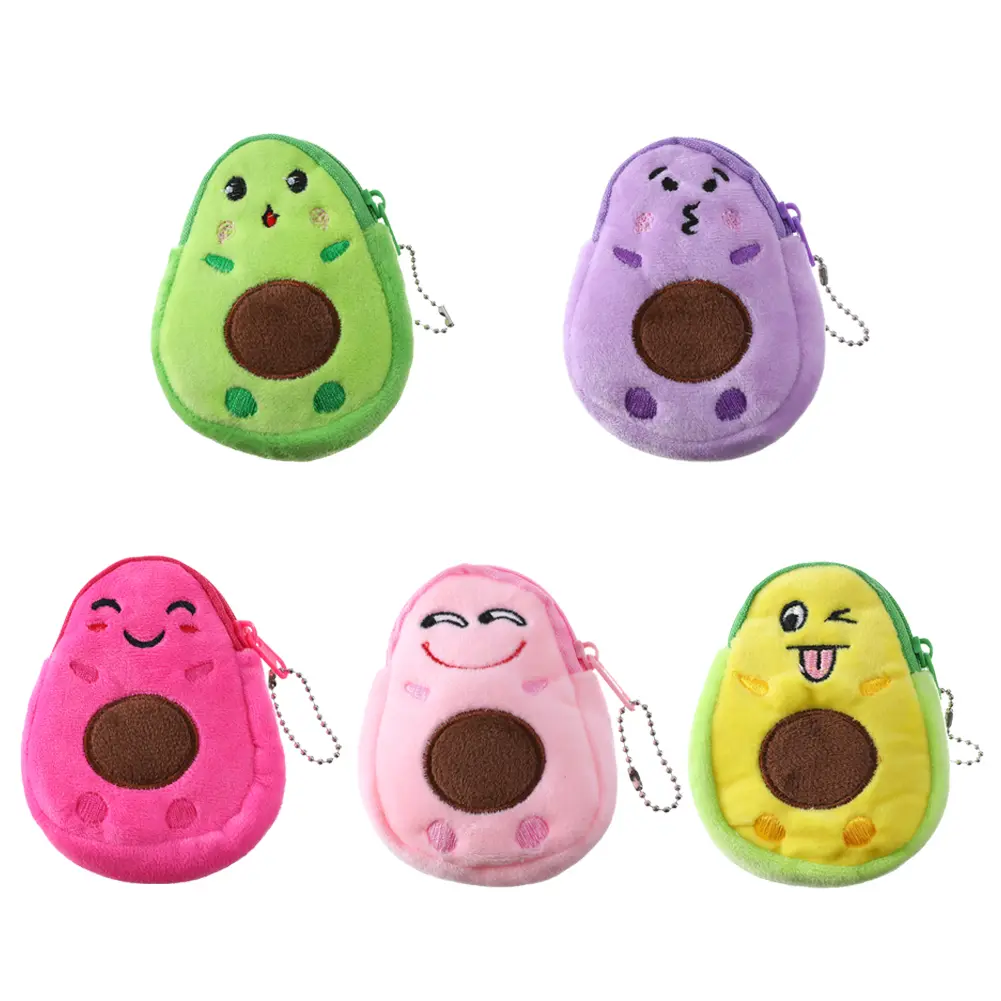 ví đựng tiền Xu Mini Hình Quả Bơ Thời Trang Cho Nữ, Mặt Dây Treo Ví Nhỏ
