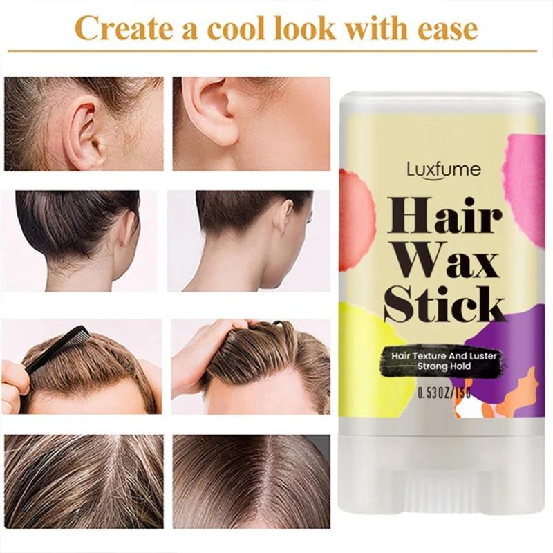 Mới Không nhờn Sáp vuốt tóc Di động Sửa chữa trơn tru Kem gel Quả Việt Quất Tạo tác tóc gãy Nam