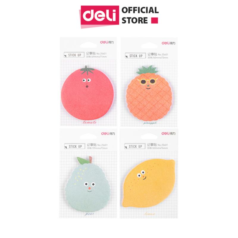  Giấy note ghi chú đa dạng mẫu Deli giấy ghi chú đánh dấu tiện lợi giấy nhớ nhiều màu cute nghộ nghĩnh 