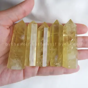 Tarotbythewolf - Natural Citrine Tower Crystal