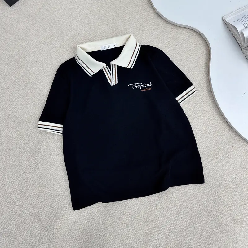 P7 polo nữ nhiều mầu , đơn giản lịch sự , thanh lịch ,dễ phối đồ , chất liệu conton lỗ nhỏ thoáng khí 5