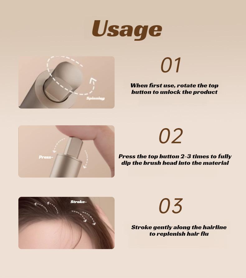 Product Introduction of Hairline Liquid Simulated Hairline Waterresistant and Nonstaining Filling Fluid Fill in the Hairline 5