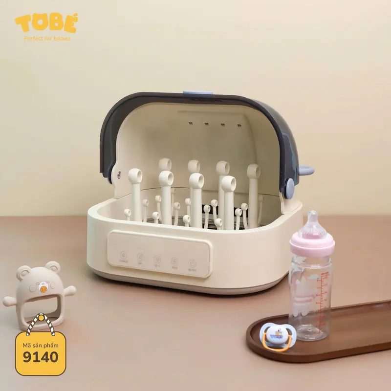 [TOBÉ x TRƯỜNG THỊNH] MÁY ÚP BÌNH SẤY KHÔ VÀ TIỆT TRÙNG UVC 2IN1 FINO MS 9140 8