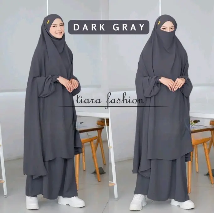 one set french khimar tangan cadar inara 4