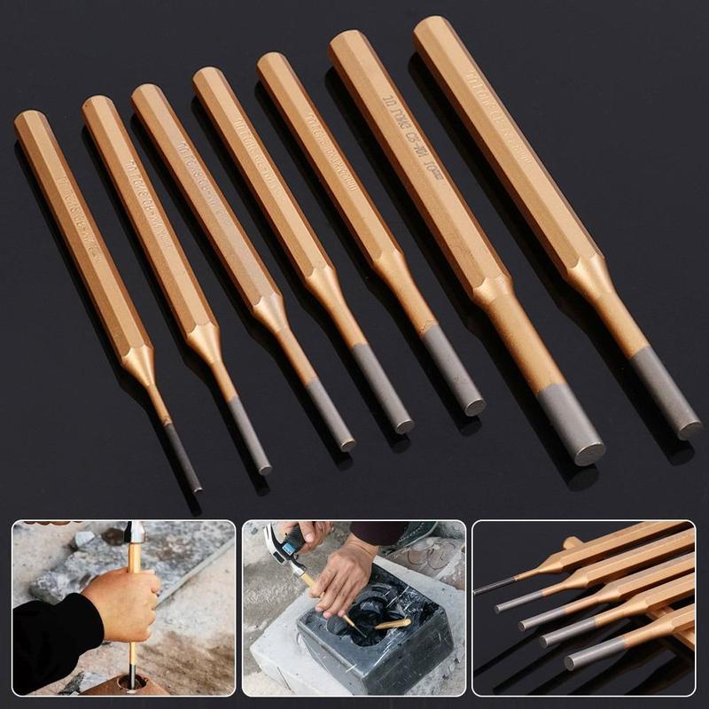 High-quality Carbon Steel Cylinder Drift Pin 3~10mm Cylinder Cylinder Punch Impact Drill Bit Mechanical Maintenance 1