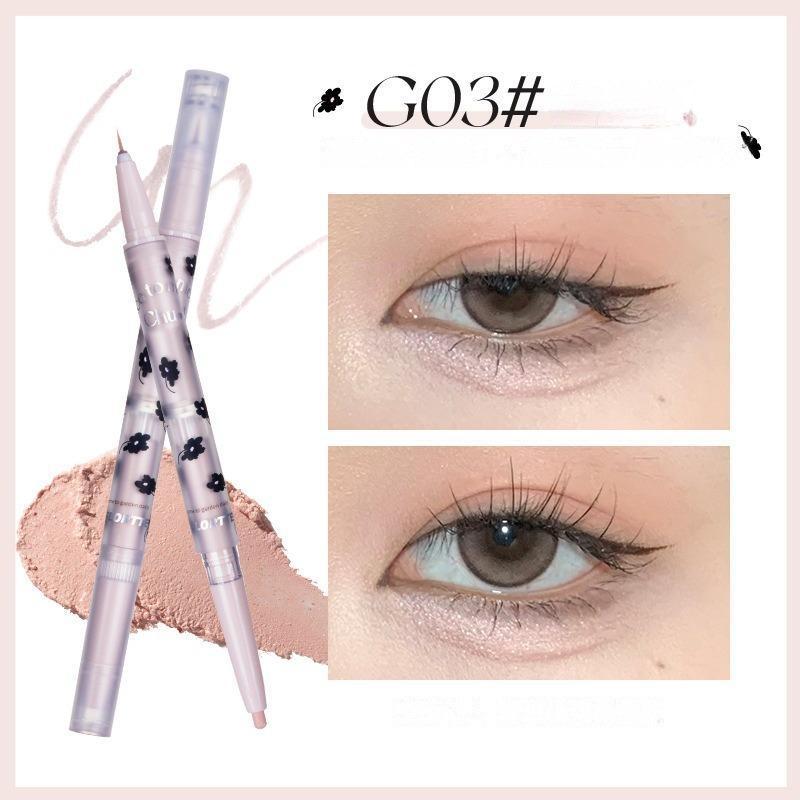[FLORTTE] Bút kẻ bọng mắt 2 đầu Flortte Nice To Meet Chu 6