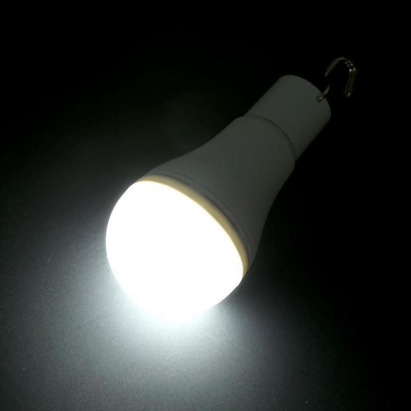 Product Introduction of Light Bulb Solar Lights Outdoor Portable Solar Panel Powered Lamps LED Bulb Lights for Coops Shed Hiking Fishing Camping Tent Lighting 1