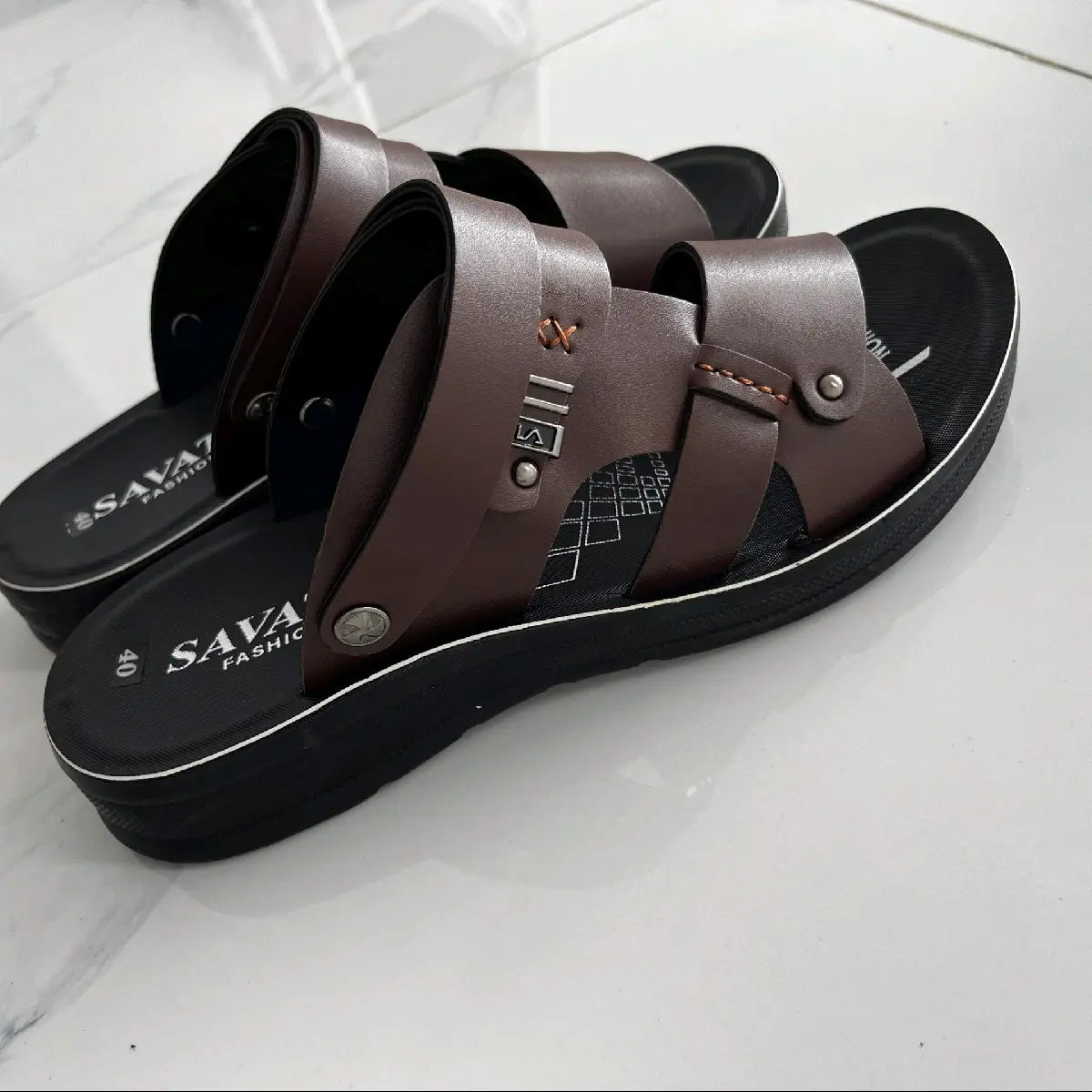 Dép Da Nam Cao Cấp Đủ 3 Màu Size từ 38-42
