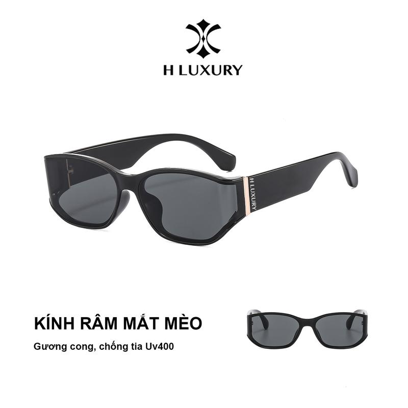 Product Introduction of Mắt kính râm mắt mèo gương cong thiết kế mới 2025 - Kính râm nam nữ chống tia UV400, chói lóa V30 7
