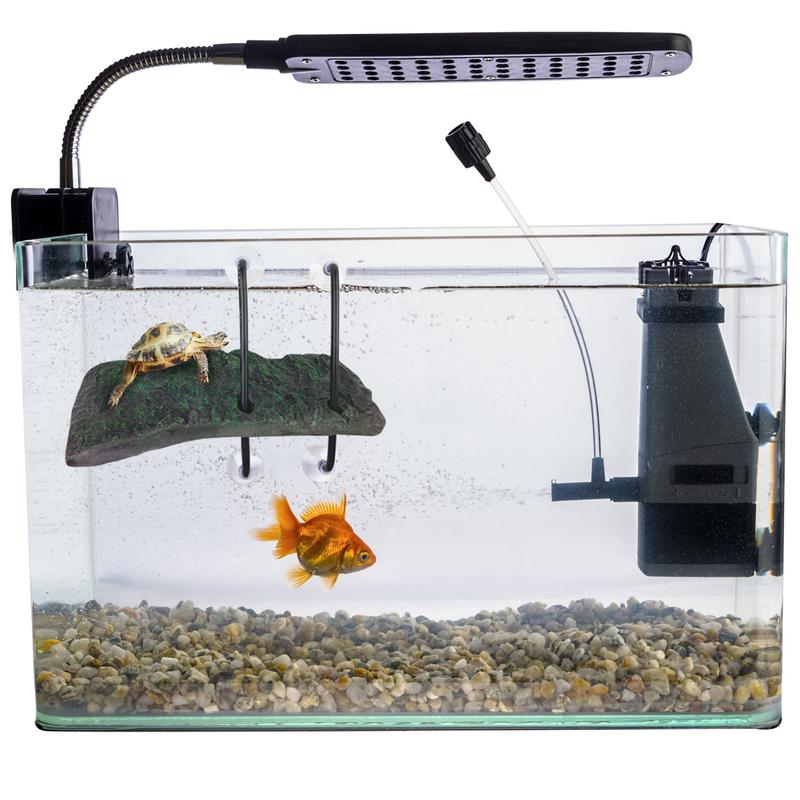 Turtle Lifting Platform Aquarium Ornament Simulation Bark Turtles Terrace Float Tortoise Floating Fish Tank Decorations Environmentally Friendly Foam Material 18.5X12.5X17CM Green 4