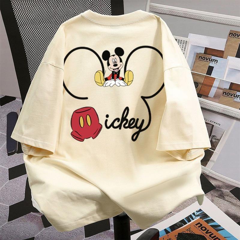 Product Introduction of Summer Casual Fun Cartoon Printing Design Loose Printing Crew Neck Short Sleeve T-Shirt Couple Top boxy  shirt oversized  shirt  men 10
