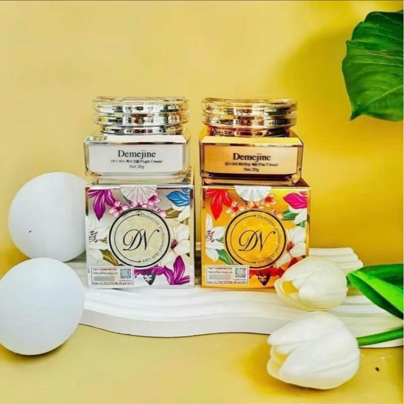 Cặp Kem Ngày Đêm Demejine Dưỡng Da Nám, Tàn Nhang , Mụn- Lọ 20g