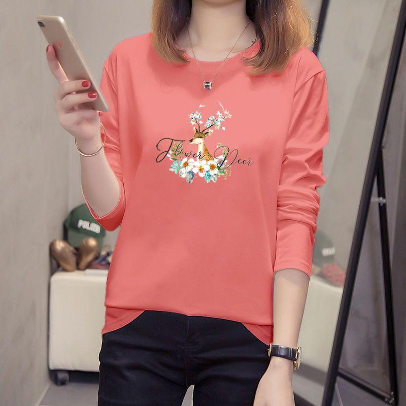 Product Introduction of Áo Thun Dài Tay, Màu Mơ Mùa Thu, Dành Cho Học Sinh Nữ, Dáng Rộng Vừa Vặn, Phong Cách Hàn Quốc, Ngoại Cỡ Ins, Quần Áo Che Nắng, Hàng Mới Về 2022 12