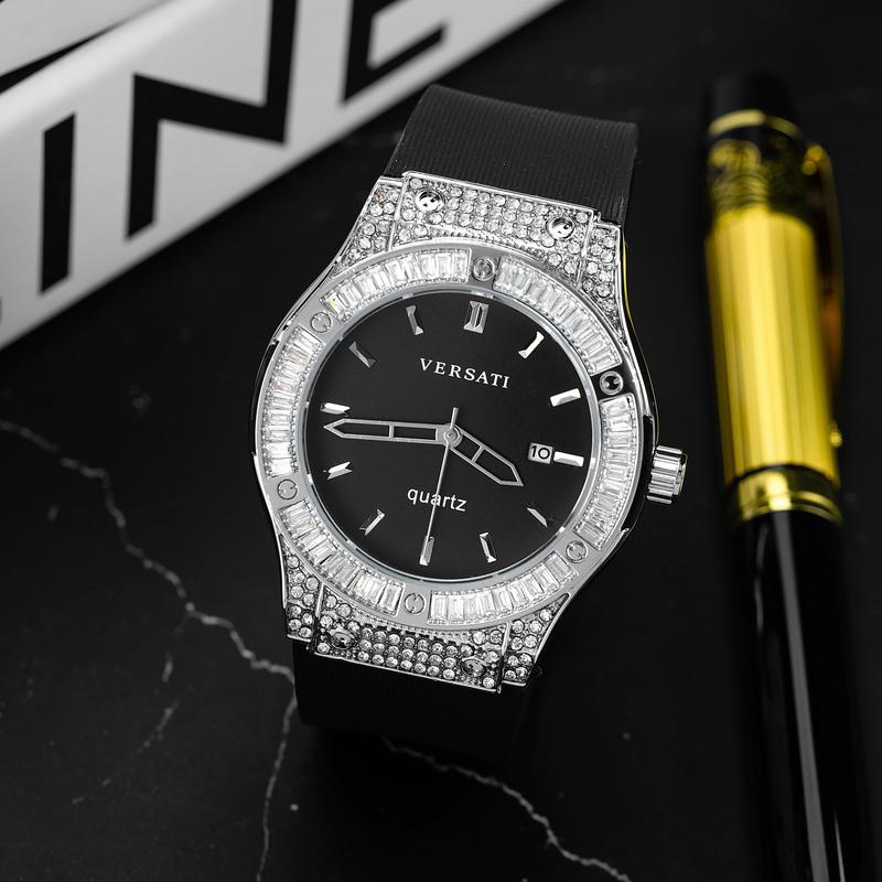 [VERSATI x Vũ Văn Khải ] Đồng Hồ Nam Versati Phiên Bản Đính Đá Cao Cấp Thời Trang, Sang Trọng-M78