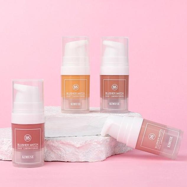  Kem má hồng KIMUSE chống thấm nước và mồ hôi 6ml Cosmetic Phấn Má Trang Điểm  Má hồng dạng lỏng lâu trôi tự nhiên Nữ 