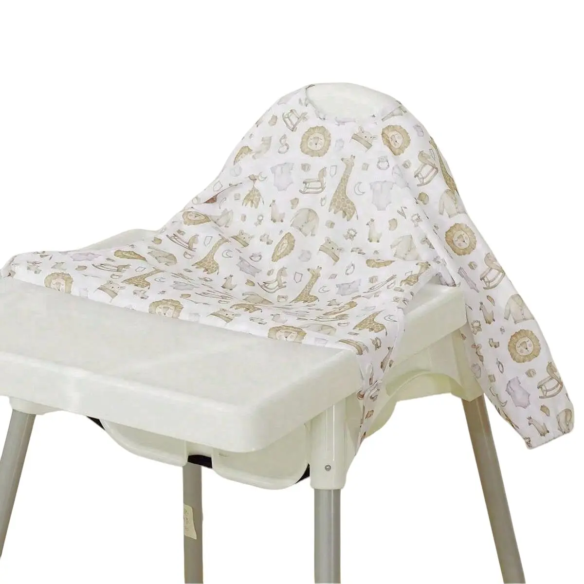 Long Sleeve Bib, Waterproof Bib with Sleeve, Easy Cleaning Bib Wrap for High Chair, Stroller, Table, Nursery Supply