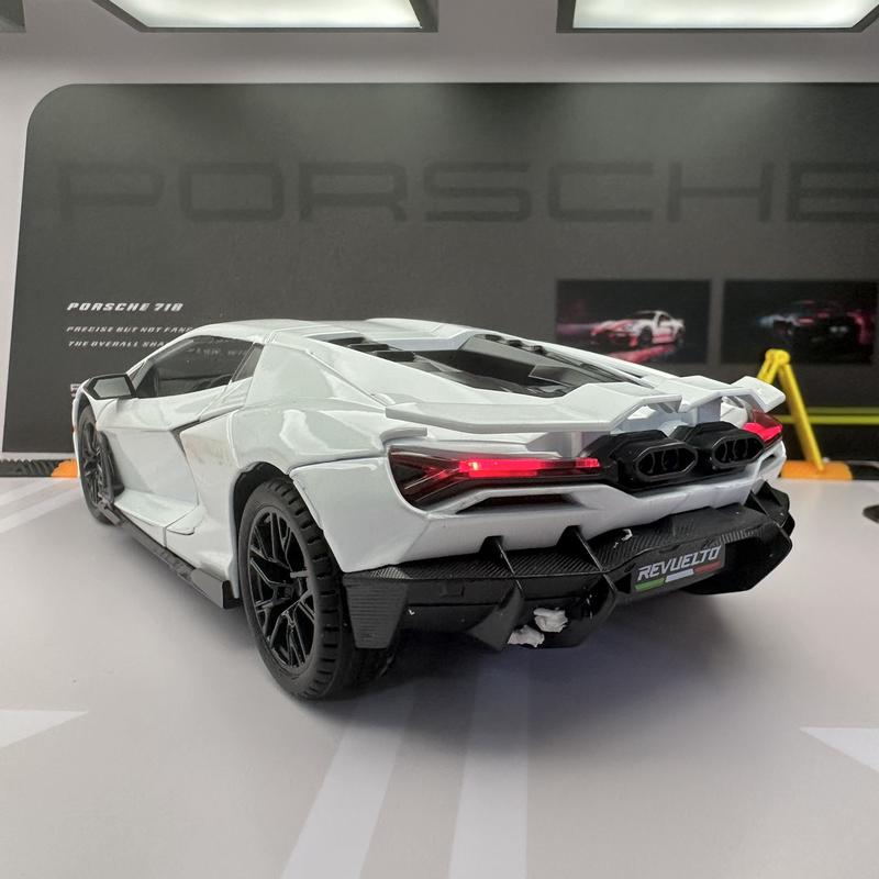 Mô hình xe Lamborghini Lamborghini Revuelto tỉ lệ 1:24 hãng Jinlifang 3