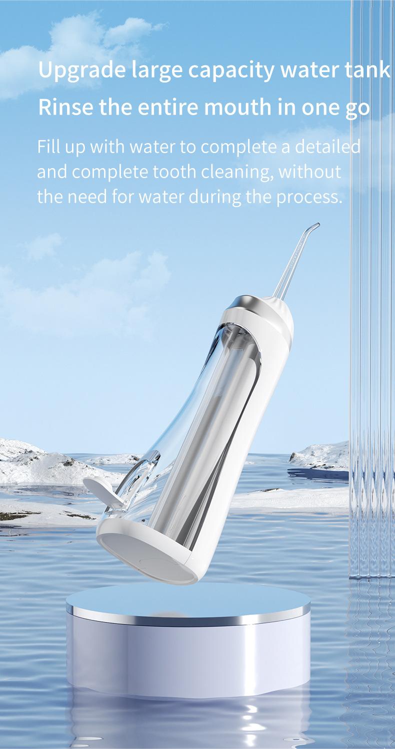 Product Introduction of Electric Water Pick Teeth Cleaning Machine Water Toothpick Removing Residual Teeth Waterpik Oral Dental Instrument 12