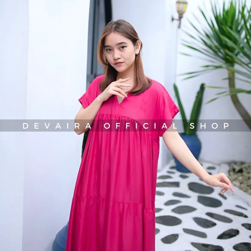 Kanzia Homedress Daster Rayon Jumbo Bumil Kekinian Terbaru 7