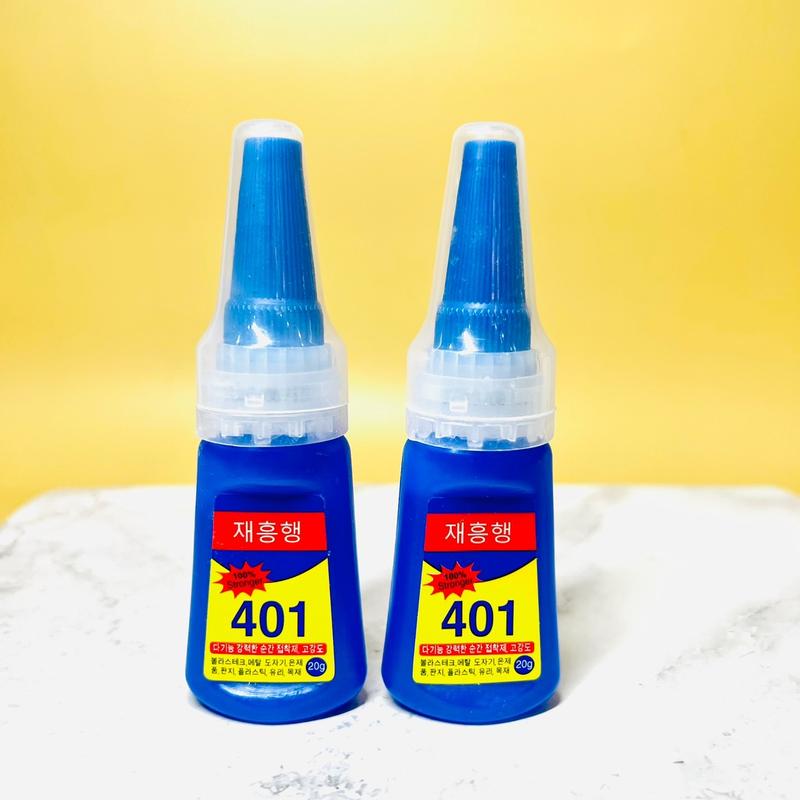 Keo dán 401  dùng dán nail keo gắn đá keo gắn đá úp móng ( 1 chai )