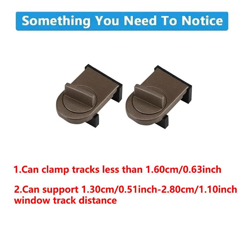 Product Introduction of Sliding Door & Window Lock, Adjustable Sliding Window Locks with Anti-pinch, Anti-theft, Anti-fall Function & Safety Lock, Window Wedge 9
