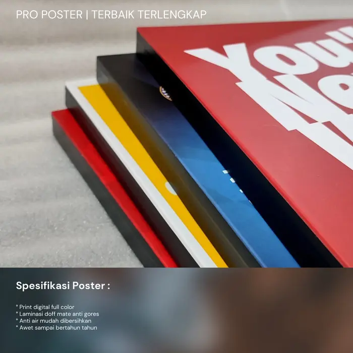 Poster frame CUSTOM / pakai gambar sendiri A3 (30x45cm) 2