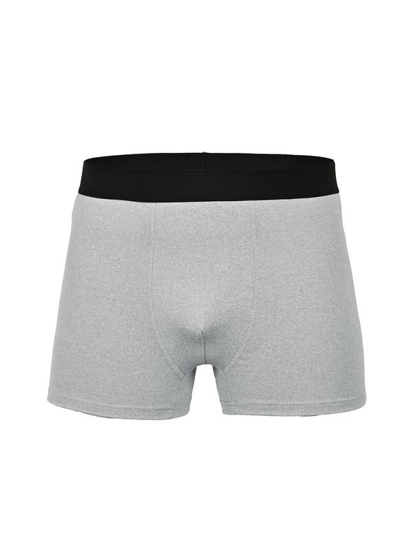 Men's Colorblock Boxer Briefs, Regular Fit Soft Breathable Underwear for Daily Wear,  Men's Underwear for All Seasons 3