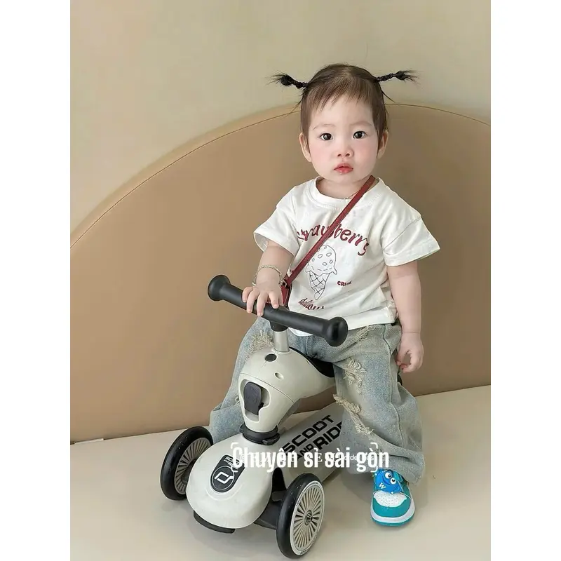 SET ÁO THUN TAY NGẮN QUẦN JEAN DÀI BÉ GÁI 10-20KG 4