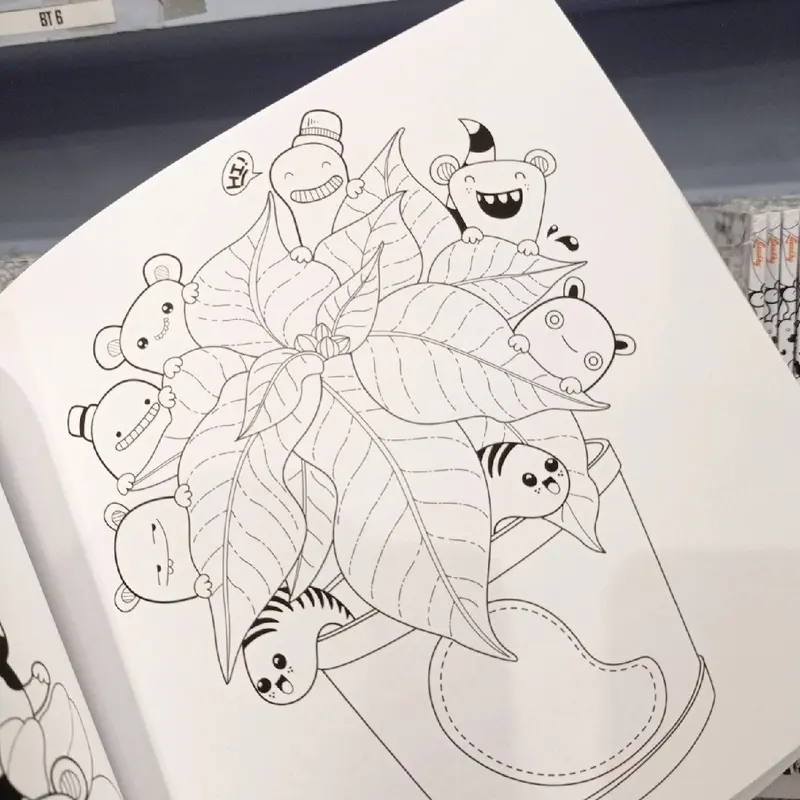 Coloring Book For Adult / Doodle Buku Mewarnai Dewasa 2