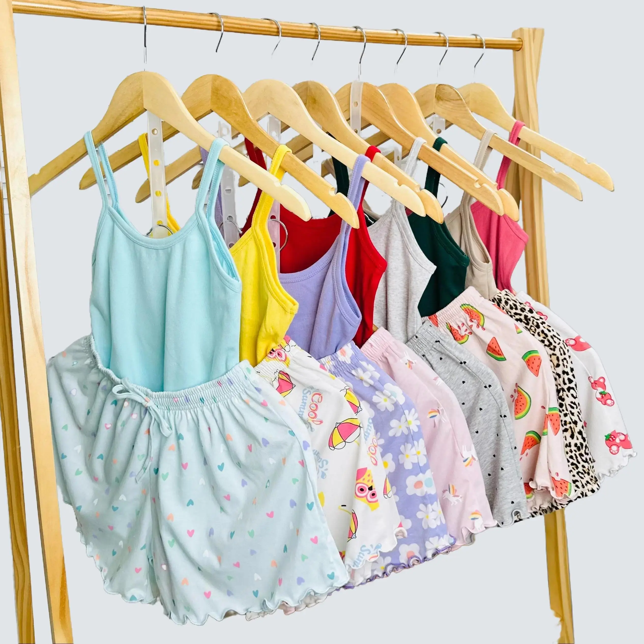 ( Mẫu mới ) Bộ đồ nữ mặc nhà hai dây  hình cute Women Áo victoria secret  sleepwear đồ  bộ Lolita