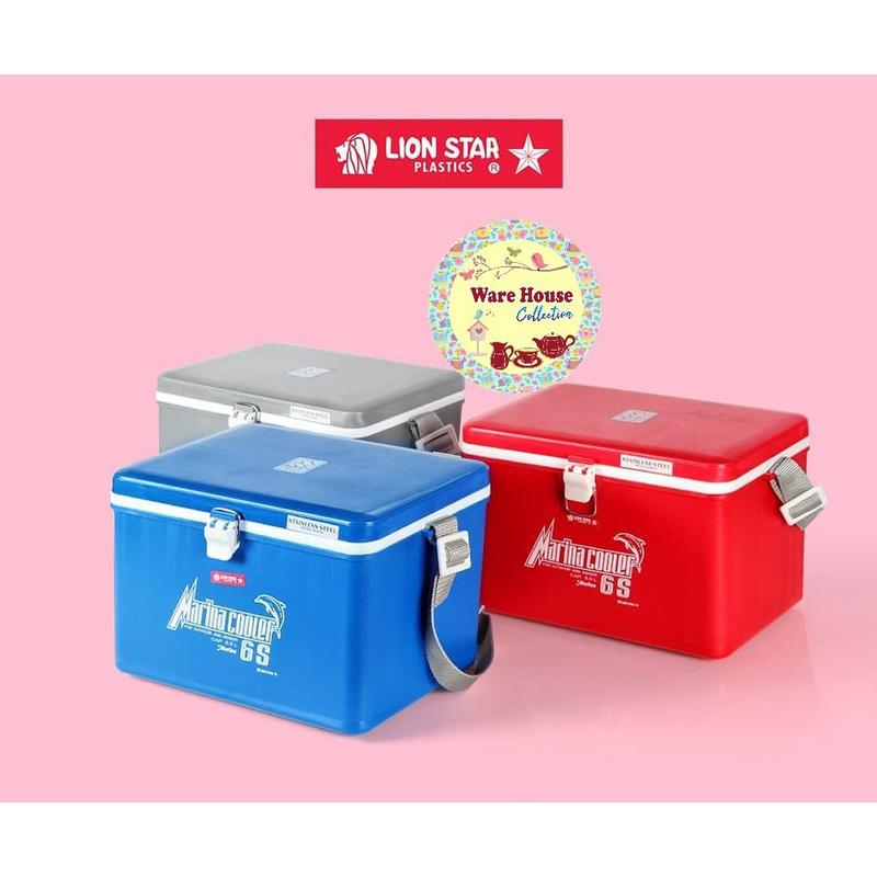 LION STAR Marina Cooler Box 6s (Penyimpan Es)|| box penyimpanan minuman || box memancing || box minuman dingin 1
