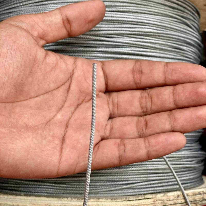 Kawat seling full baja lapis PVC 1,5 mm 10 meter Termurah di kualitasnya 3