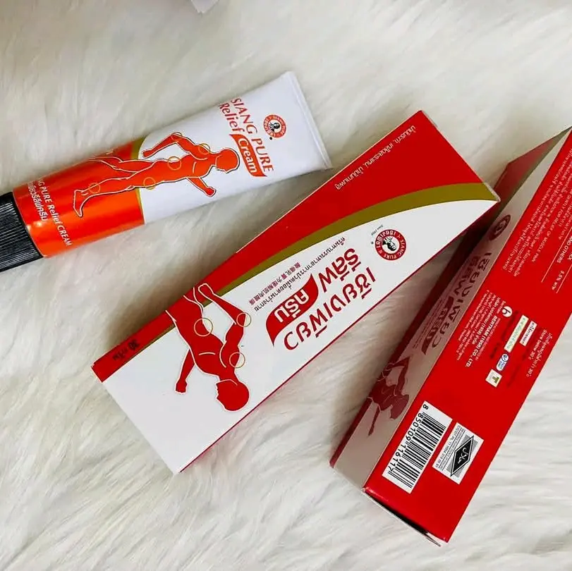 gel nóng xoa bóp SIANG PURE RELITF 30G THÁI LAN HỖ TRỢ ĐAU NHỨC MỎI dầu cù