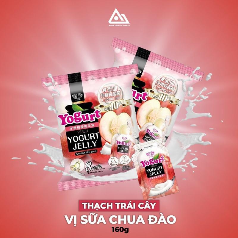 Thạch trái cây Đài Loan vị nho 160g, thạch hoa quả dai giòn thơm ngon An Gia Sweets Snacks 5