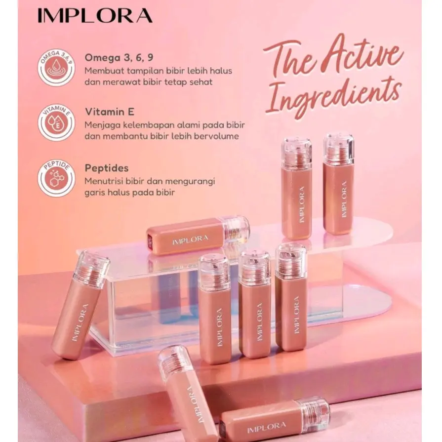 Implora Jelly Tint Tahan Lama Ringan Gloss
