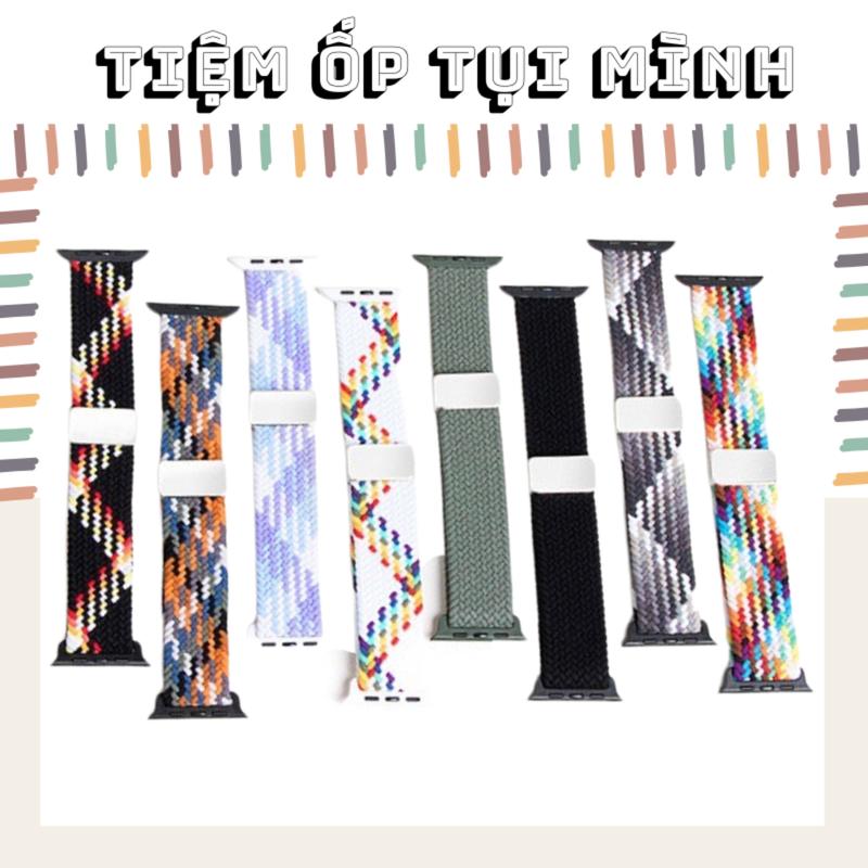 Dây Vải Nylon Khóa Nam Châm DAV303 Phụ Kiện Dùng Cho Đồng Hồ Thông Minh, Smartwatch Series Ultra 9 8 7 6 5 4 3 2 1, 49mm 45mm 44mm 42mm 41mm 40mm 38mm