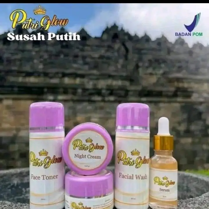 cream putri glow paket susah putih