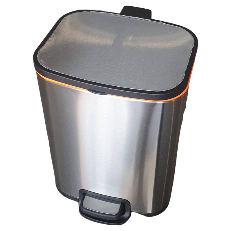 Product Introduction of Thùng rác inox đạp chân 6L giảm chấn cao cấp/ Indoor trashbin/VHP-DJ-DF248-6L 11
