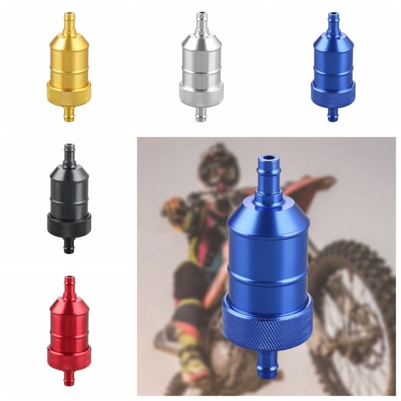 Dụng cụ lọc xăng 8mm Bộ Lọc nhiên liệu nhôm xe máy 8mm Hợp kim nhôm Với lõi…