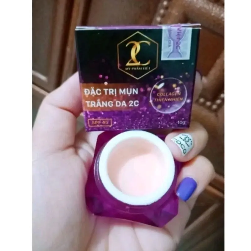 Kem Mụn 2C Chống Mụn và Trắng Da - Sản Phẩm Điều Trị Da Hiệu Quả