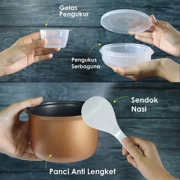 COSMOS magic com digital travel 4in1 CRJ 1031 penanak nasi Mini 0,3L Crj-1031 Penanak Nasi Anti Lengket CRJ1031 4
