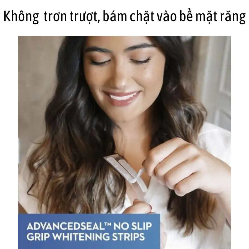 Miếng dán trắng răng Crest trắng nhanh không gây ê buốt phù hợp với mọi men răng [Giá 1 Gói] 3