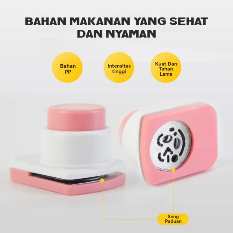 Nori Puncher Alat Pemotong Nori Rumput Laut Untuk Membuat Sushi / Cetakan Pemotong Onigiri Sushi / Nori Puncher Bento Pemotong Rumput Laut Cutter Cetakan Seaweed Food Molder Shaper Bekal Mold 3