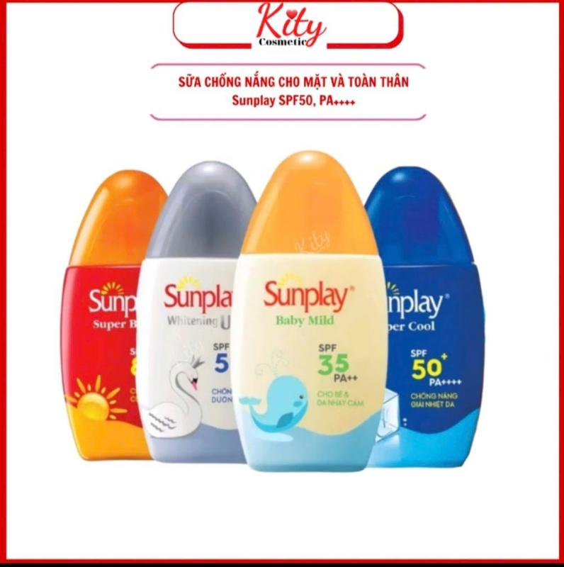 Kem Chống Nắng Sunplay Dưỡng Trắng, Dưỡng Ẩm, Giải Nhiệt Cho Mọi Loại Da Người Lớn Và Trẻ Em - Sữa Chống Nắng Sunplay 0