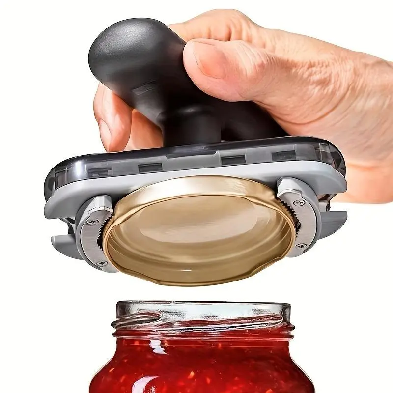 Adjustable Jar Opener, 1 Count Multifunctional Manual Can Opener, Comfortable Easy-grip Handle Can Opener for Home Kitchen Party Picnic
