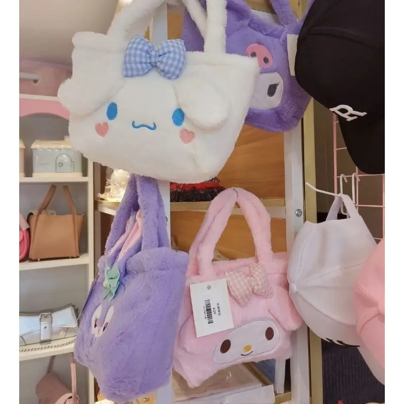 Tas Totebag Motif Boneka Kuromi Cinamorl Sanrio Terbaru