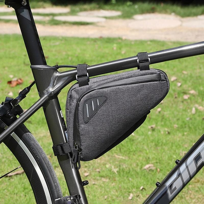 Product Introduction of Tas Sepeda Serbaguna Triangle Frame Bag Pouch - Tas Sepeda segitiga Waterproof Dengan Holder Botol Minum Anti Air Nyaman Set 1